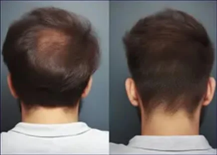 Resultado Transplante Capilar - Vista de Trás